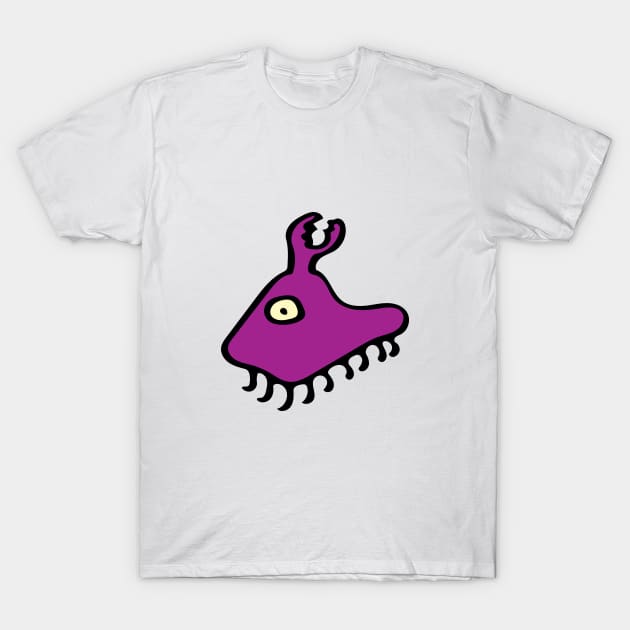 SPACE ODDITY - A NINE-LEGGED, CLAW-HEADED ALIEN CREATURE (from the planet Zarquon Traaal) T-Shirt by CliffordHayes